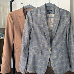 RW&CO. Gray/Navy Plaid Blazer
